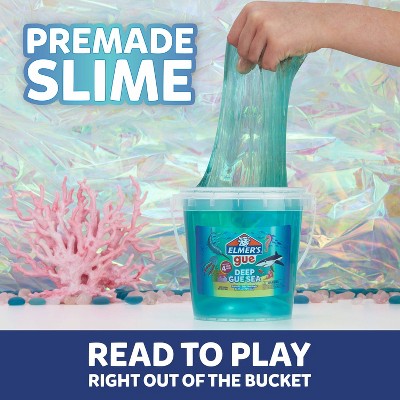 Elmer's Gue 1.5lb Deep Gue Sea Premade Slime Kit with Mix-Ins: Science Focus, Includes Storage Container & Instructions