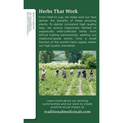 Traditional Medicinals Turmeric with Meadowsweet & Ginger - 16ct: Organic Certified, Non-Caffeinated