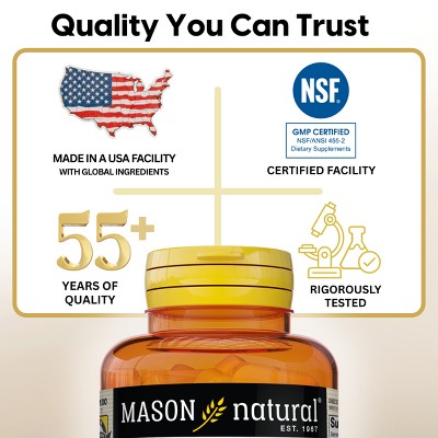Mason Natural Probiotic with Prebiotic for Digestive Health Capsules - 40ct