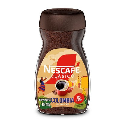 Nescafe Clasico Origin Medium Roast Colombia Coffee - 6oz: Arabica Beans, Limited Ingredients