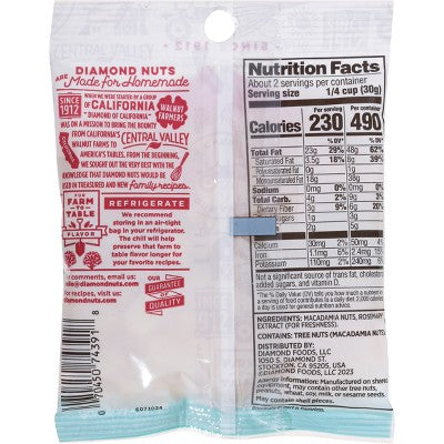 Diamond Macadamia Pieces - 2.25oz