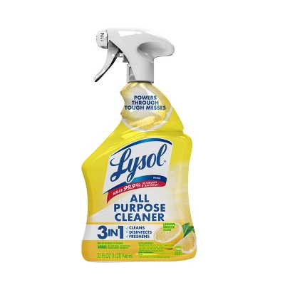 Lysol Lemon Breeze Scented All Purpose Cleaner & Disinfectant Spray - 32 fl oz