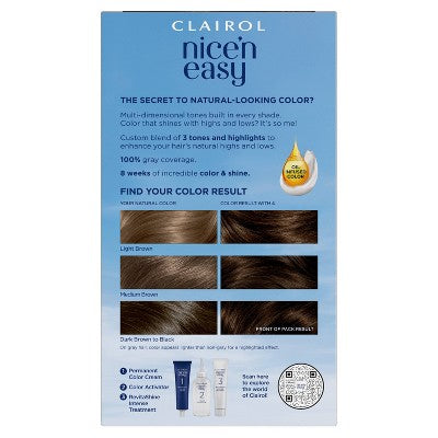 Clairol Nice'n Easy Permanent Hair Color - Brown