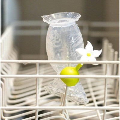 haakaa Breast Pump with Suction Base and Flower Stopper