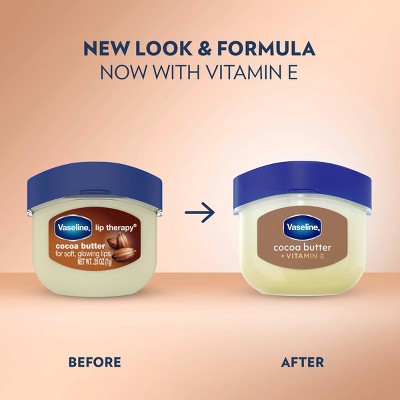 Vaseline Lip Therapy Mini Lip Balm - Cocoa Butter - Travel Size - 0.25oz