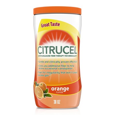 Citrucel Fiber Therapy Powder - Orange - 30oz