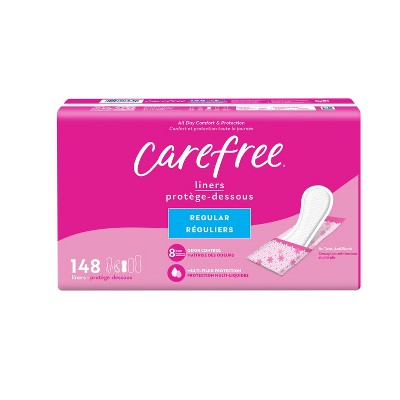 Carefree Regular Panty Liners Wrapped - Unscented - 148ct