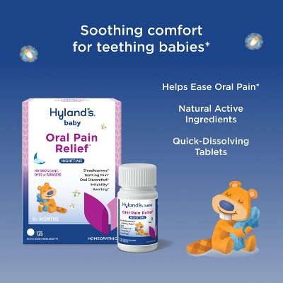 Hyland's Naturals Baby Oral Pain Relief - 125ct