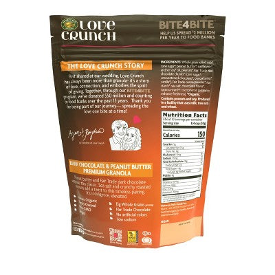 Nature's Path Love Crunch Dark Chocolate and Peanut Butter Granola