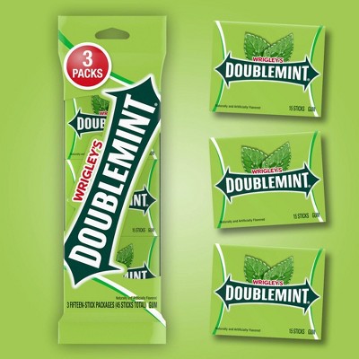 Wrigley's Doublemint Bulk Chewing Gum Value Pack - 15ct/3pk