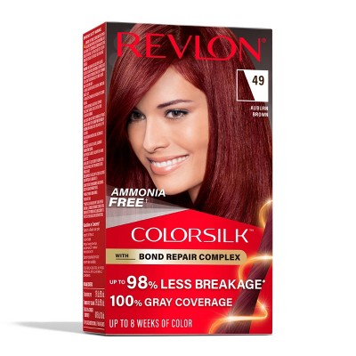 Revlon ColorSilk Permanent Hair Color with Bond Repair Complex - Reds/Auburns