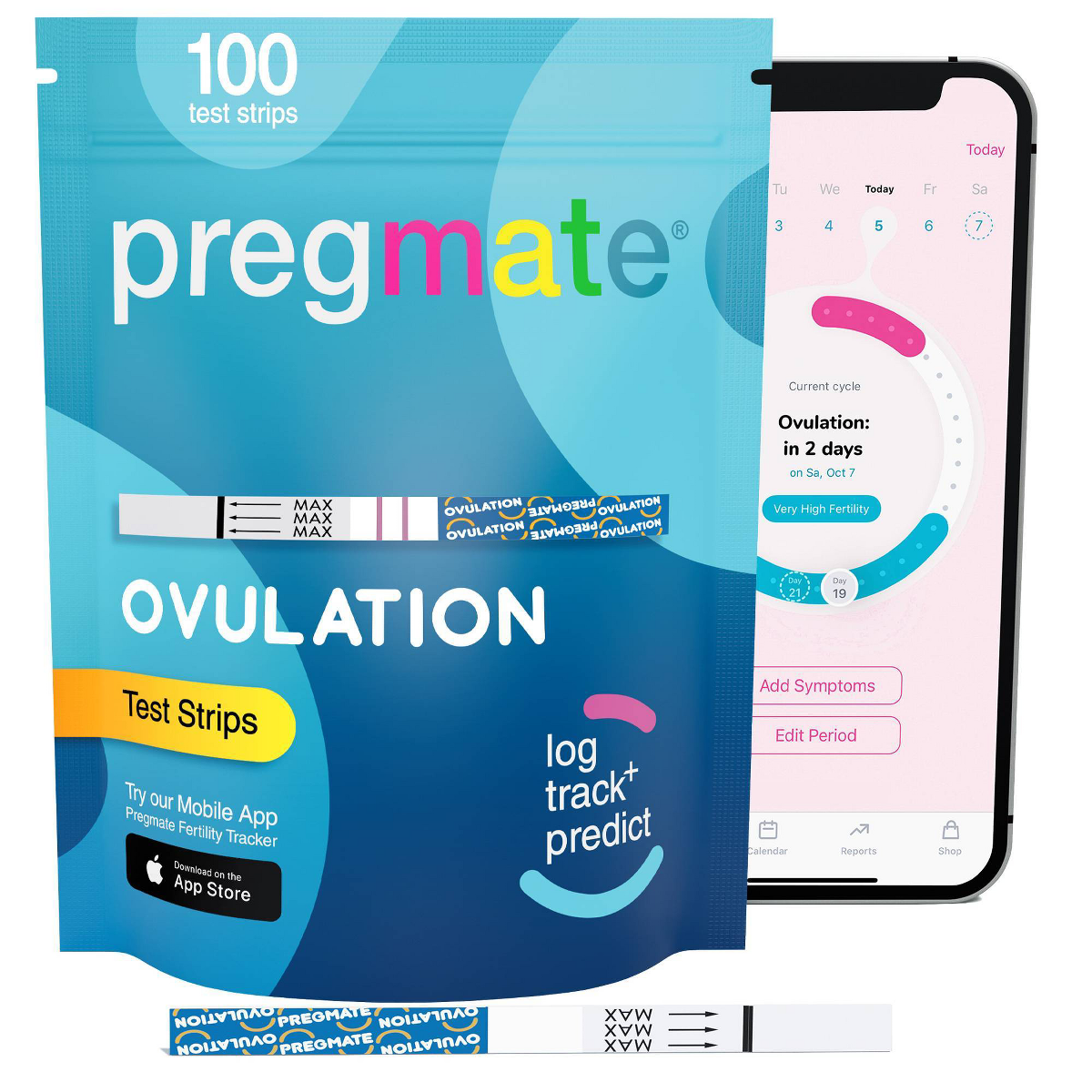 Pregmate Ovulationstest-Streifen, 100er-Packung (100 Stk.)