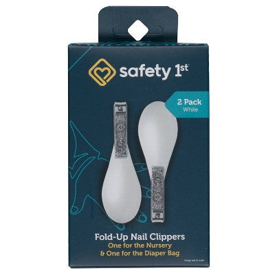 Safety 1st Fold-Up Nail Clippers - 2pk: Baby Care, Includes Nail Clippers