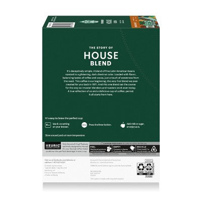 Starbucks Keurig House Blend Medium Roast Coffee Pods