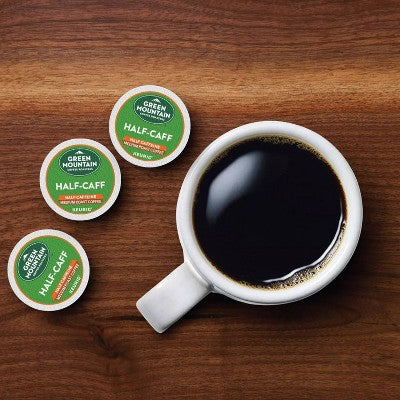 Green Mountain Coffee Half-Caff Keurig K-Cup Coffee Pods - Medium Roast - 24ct