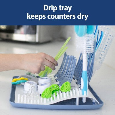 Dr. Brown's Folding Baby Bottle Drying Rack for Space-Saving Easy Storage