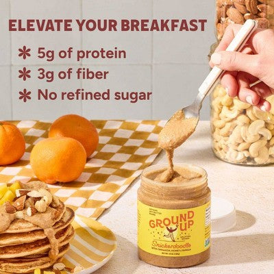 Ground Up Snickerdoodle Almond & Cashew Butter - 10oz