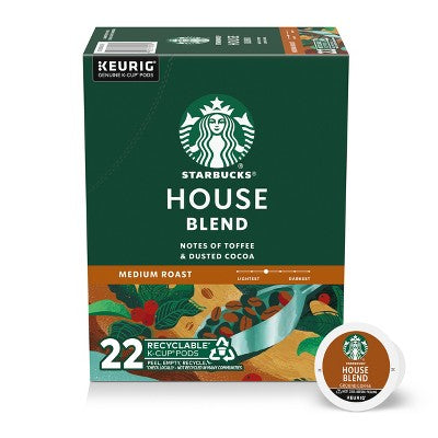 Starbucks Keurig House Blend Medium Roast Coffee Pods