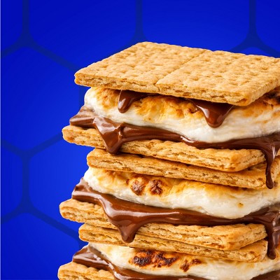 Honey Maid Cinnamon Graham Crackers Lunch Snacks - 14.4oz: Naturally Flavored, 100 Percent Whole Grain, No High Fructose Corn Syrup