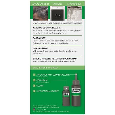 Just For Men Shampoo-In Color Gray Hair Coloring for Men