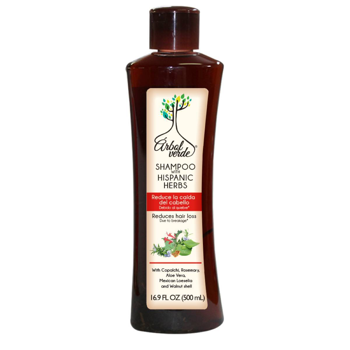 Arbol Verde Anti-Hair Loss Shampoo with Hispanic Herbs - 16.9 fl oz