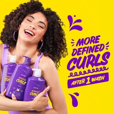Aussie Paraben-Free Miracle Curls Shampoo with Coconut and Jojoba Oil