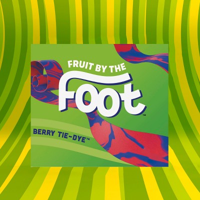 Fruit by the Foot Tie Dye Fruit Snacks - 6ct: Gluten-Free, No Artificial Sweeteners