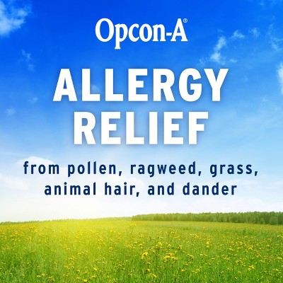 Opcon-A Allergy Eye Drops for Itch and Redness Relief - 0.5 fl oz