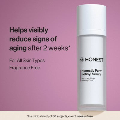 Honest Beauty Honestly Pure Retinyl Serum with Retinyl Linoleate - 1 fl oz
