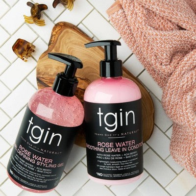TGIN Rose Water Smoothing Leave-In Conditioner - 13 fl oz