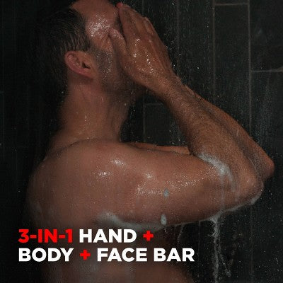 Dove Men+Care 3-in-1 Deep Clean Hand & Body + Face + Exfoliation Bar Soap - 3.75oz/8pk