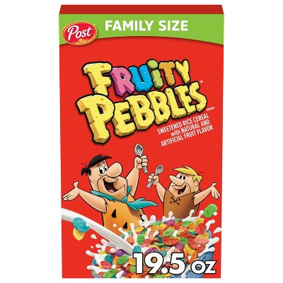 Post Cocoa Pebbles Giant Size Breakfast Cereal