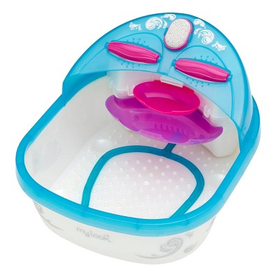 MY LOOK 6-in-1 Light-Up Super Spa Salon Activity Kit: Creative Thinking Craft Set for Kids with Stickers & Nail Polish