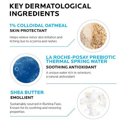 La Roche Posay Lipikar Eczema Soothing Relief Body & Face Cream Unscented - 6.76 fl oz