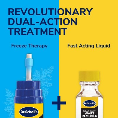 Dr. Scholl's Dual Action Freeze Away Wart Remover - 8Applications