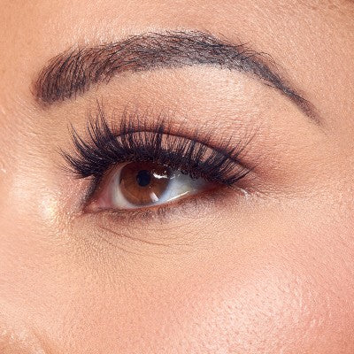 Kiss Lash Couture Matte Black False Eyelashes - Matte Twill Lashes - 4ct