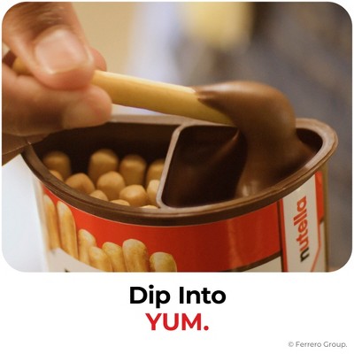 Nutella & Go! Hazelnut Spread & Breadsticks - 1.8oz/4pk: Creamy
