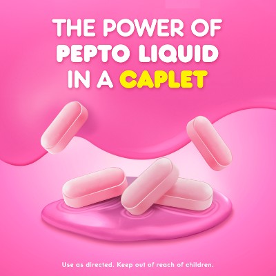 Pepto-Bismol Caplets, Upset Stomach Relief, Stomach Relief, Anti-Diarrheal - 40ct