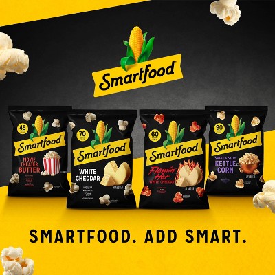 Smartfood White Cheddar Cheese Popcorn - 9.75oz: Gluten-Free, No Artificial Preservatives, No Artificial Flavors