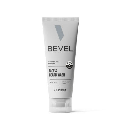 Bevel Men's Face Wash with Tea Tree Oil, Coconut and Vitamin B3 - 4 fl oz