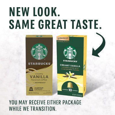 Starbucks by Nespresso OL Creamy Vanilla Capsules