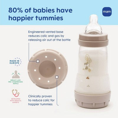 MAM Easy Start Anti-Colic Baby Bottle - 9oz