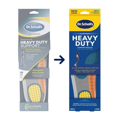 Dr. Scholl's Heavy Duty Support Shoe Insoles for Men - 1 Pair - Size 8-14