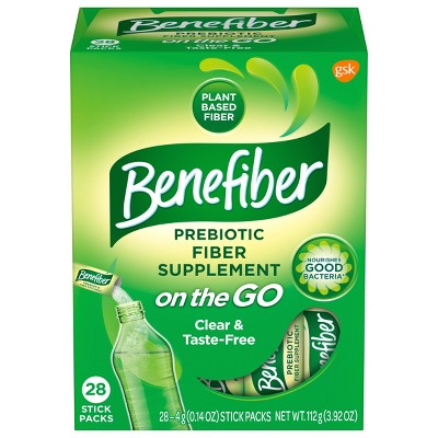Benefiber Prebiotic GLP-1 Friendly Fiber Powder Unflavored Powder Stick Pack