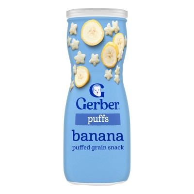 Gerber Non-GMO Banana Puffs Baby Snacks - 1.48oz