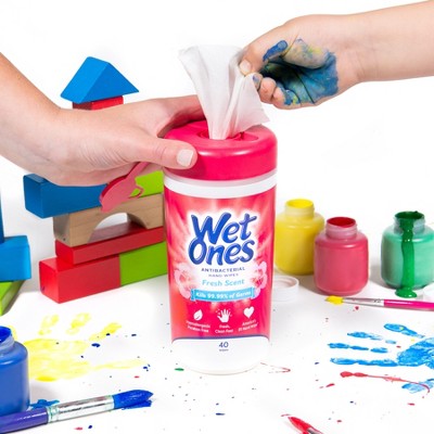 Wet Ones Sensitive Skin Hand Wipes Canister - Unscented - 40ct