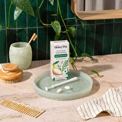 Honey Pot Boric Acid & Herbs Suppositories - 14 ct