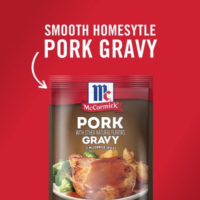 McCormick Pork Gravy Seasoning Mix - 0.87 oz: No Added MSG, No Artificial Flavors