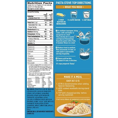 Pasta Roni Parmesan Cheese Flavor - 5.1oz