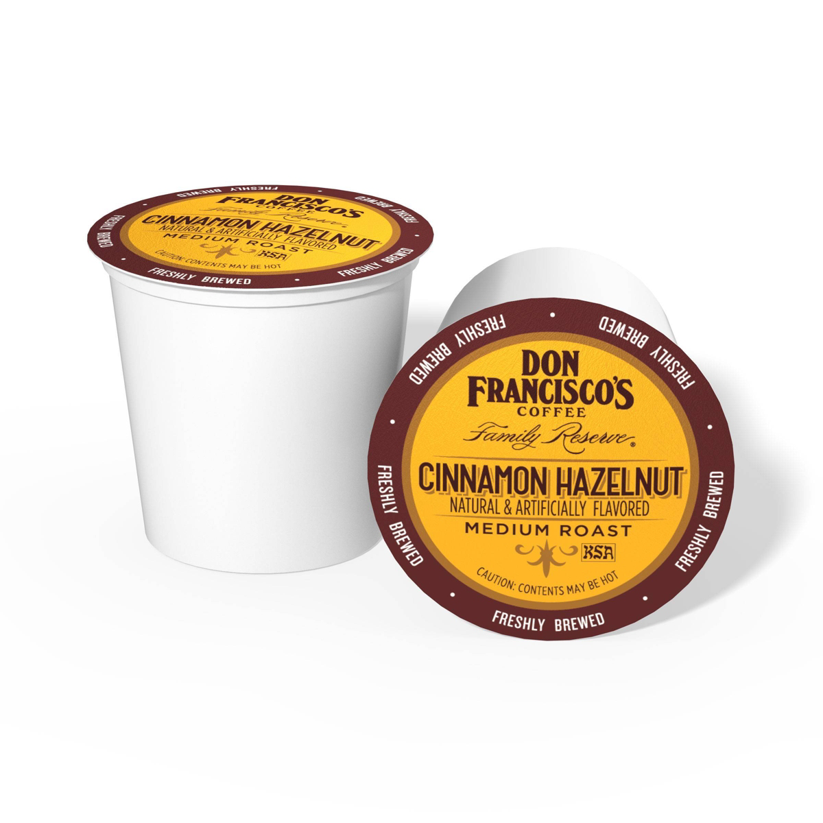 Don Francisco's Cinnamon Hazelnut Medium Roast Coffee- Single Serve Pod - 24ct